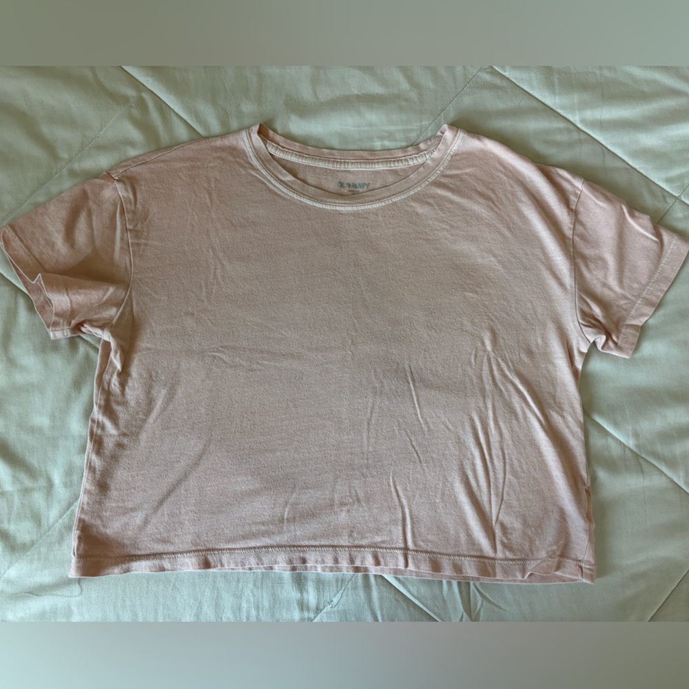 Old Navy Soft Pink Crew Neck Tee